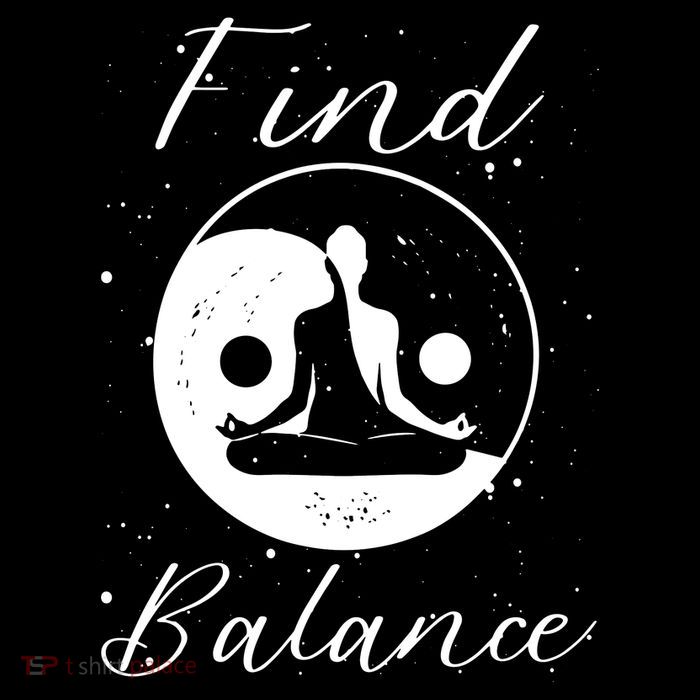 Find Balance Drawstring Bag