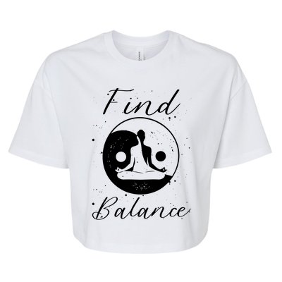 Find Balance Bella+Canvas Jersey Crop Tee