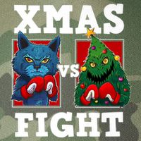 Funny Boxing Funny Cat Vs Christmas Tree Legacy Tie Dye Trucker Hat