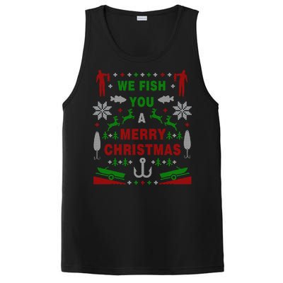 Funny Bass Fishing Ugly Christmas Party Gift Meaningful Gift PosiCharge Competitor Tank