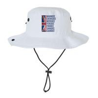 Funny British Flag Cockney Accent Days Of The Week London Legacy Cool Fit Booney Bucket Hat