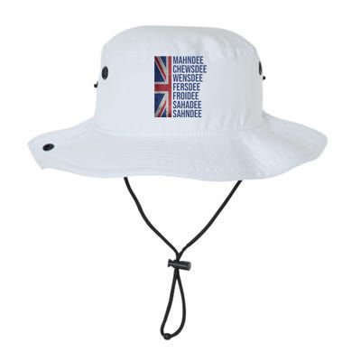 Funny British Flag Cockney Accent Days Of The Week London Legacy Cool Fit Booney Bucket Hat