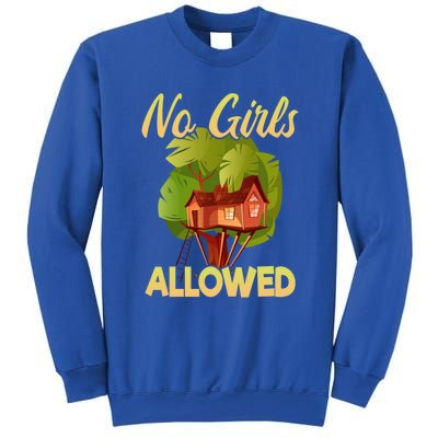 Fort Building Funny No Allowerd Gift Sweatshirt