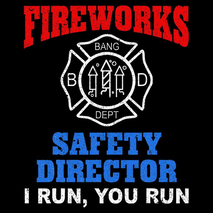Funny Bang Firecracker Firework Safety Director I Run You Run Mug