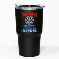 Funny Bang Firecracker Firework Safety Director I Run You Run Tumbler