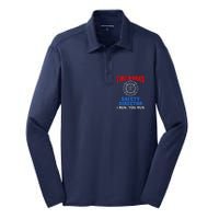 Funny Bang Firecracker Firework Safety Director I Run You Run Silk Touch Performance Long Sleeve Polo