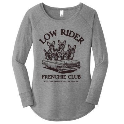 French Bulldog Women's Perfect Tri Tunic Long Sleeve Shirt