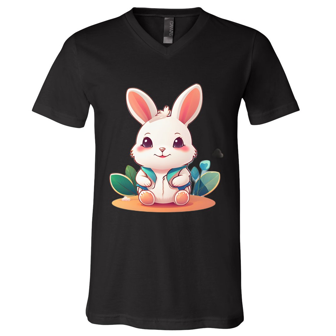 Funny Bunny V-Neck T-Shirt
