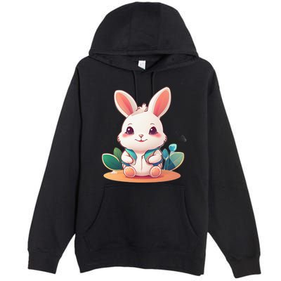 Funny Bunny Premium Pullover Hoodie
