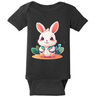 Funny Bunny Baby Bodysuit
