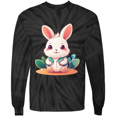 Funny Bunny Tie-Dye Long Sleeve Shirt