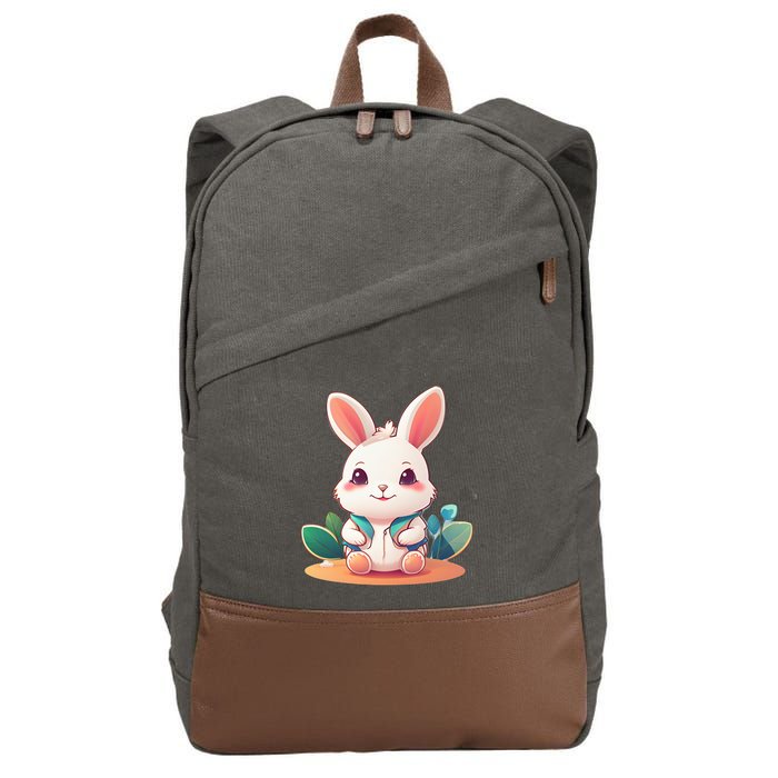 Funny Bunny Cotton Canvas Backpack