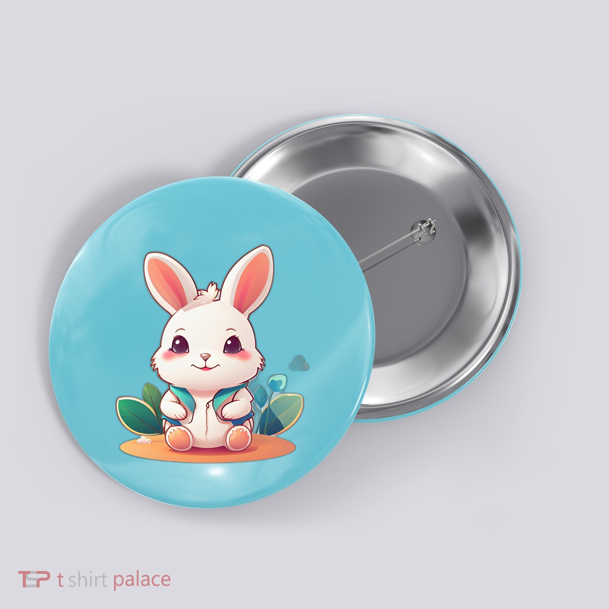 Funny Bunny Button