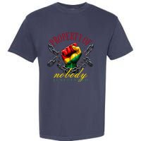 Funny Black Freedom Property Of Nobody Juneteenth 1865 Garment-Dyed Heavyweight T-Shirt