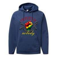 Funny Black Freedom Property Of Nobody Juneteenth 1865 Performance Fleece Hoodie