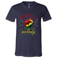 Funny Black Freedom Property Of Nobody Juneteenth 1865 V-Neck T-Shirt