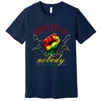 Funny Black Freedom Property Of Nobody Juneteenth 1865 Premium T-Shirt