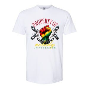 Funny Black Freedom Property Of Nobody Juneteenth 1865 Softstyle CVC T-Shirt