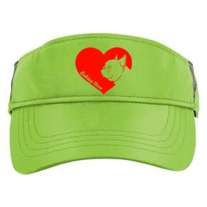 Funny Bulldog French Bulldog Frenchie Dog Valentine's Day Cool Gift Adult Drive Performance Visor