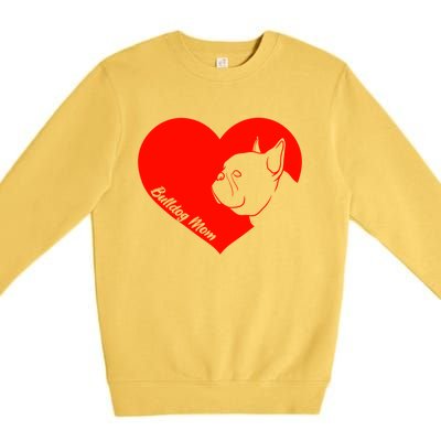 Funny Bulldog French Bulldog Frenchie Dog Valentine's Day Cool Gift Premium Crewneck Sweatshirt