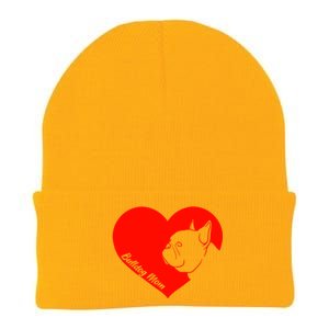 Funny Bulldog French Bulldog Frenchie Dog Valentine's Day Cool Gift Knit Cap Winter Beanie