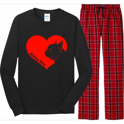 Funny Bulldog French Bulldog Frenchie Dog Valentine's Day Cool Gift Long Sleeve Pajama Set