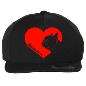 Funny Bulldog French Bulldog Frenchie Dog Valentine's Day Cool Gift Wool Snapback Cap