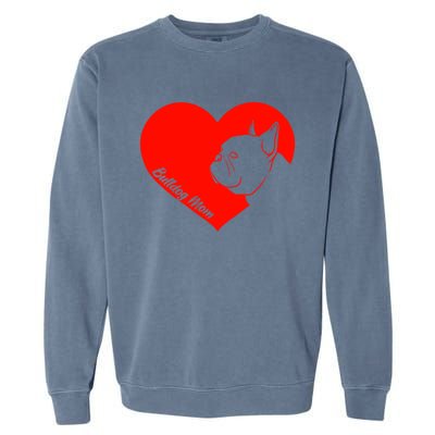 Funny Bulldog French Bulldog Frenchie Dog Valentine's Day Cool Gift Garment-Dyed Sweatshirt