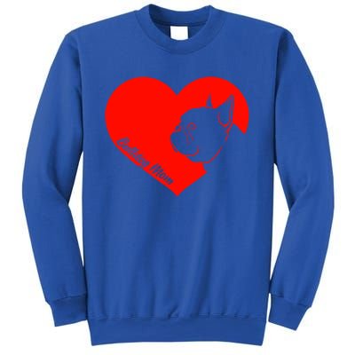 Funny Bulldog French Bulldog Frenchie Dog Valentine's Day Cool Gift Sweatshirt