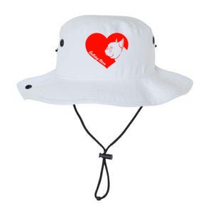 Funny Bulldog French Bulldog Frenchie Dog Valentine's Day Cool Gift Legacy Cool Fit Booney Bucket Hat