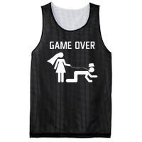 Funny Bride Groom Wedding Bachelor Bachelorette Party Mesh Reversible Basketball Jersey Tank