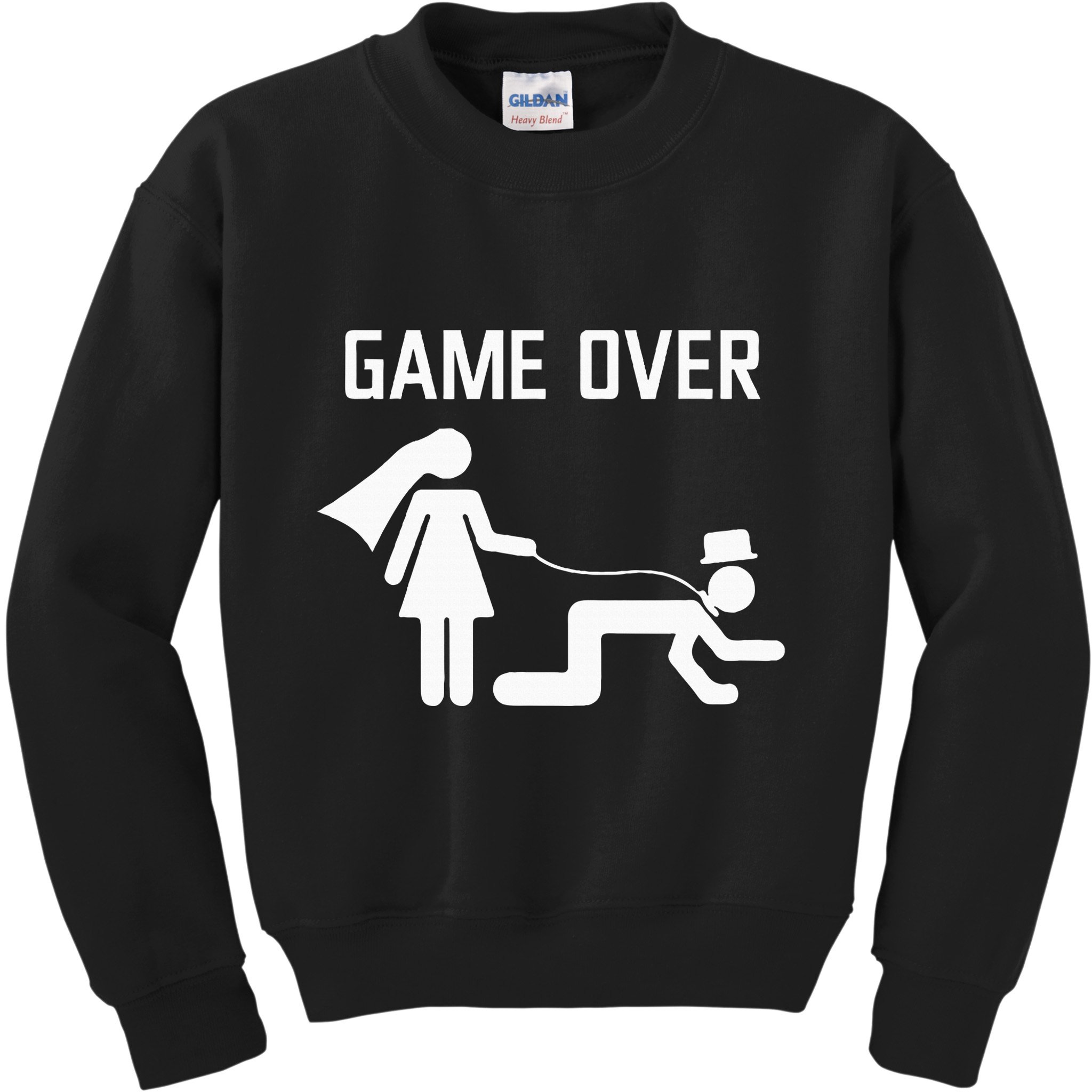Funny Bride Groom Wedding Bachelor Bachelorette Party Kids Sweatshirt