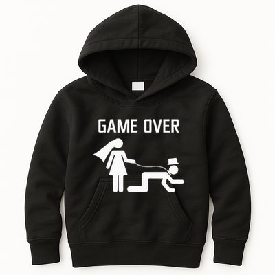 Funny Bride Groom Wedding Bachelor Bachelorette Party Kids Hoodie