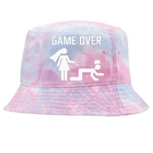 Funny Bride Groom Wedding Bachelor Bachelorette Party Tie-Dyed Bucket Hat