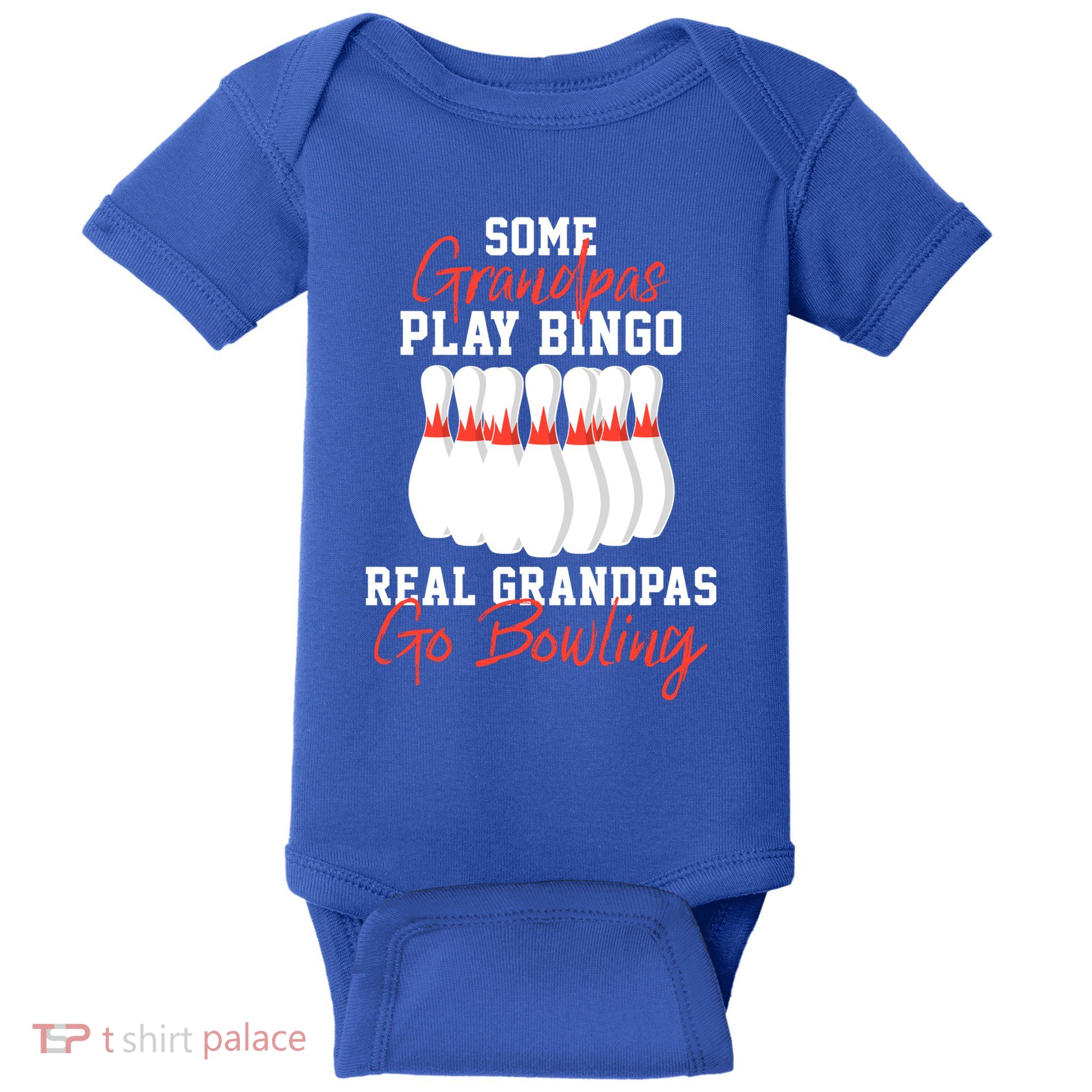 Funny Bowling Gift For Grandpa Or Dad Gift Baby Bodysuit
