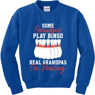 Funny Bowling Gift For Grandpa Or Dad Gift Kids Sweatshirt