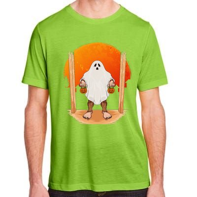 Funny Bigfoot Ghost Pumpkin Halloween Trick Or Treat Gift Adult ChromaSoft Performance T-Shirt