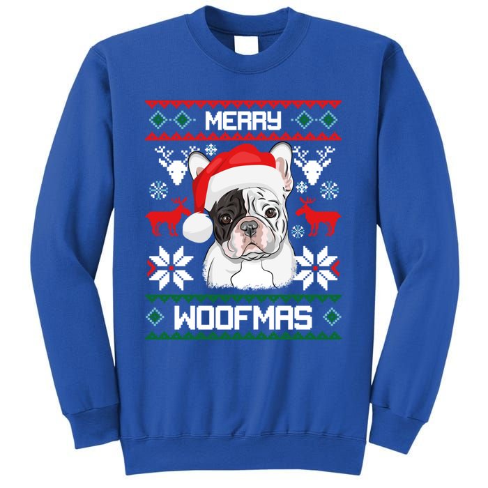 French Bulldog Gift For Merry Christmas Woofmas Frenchie Gift Sweatshirt