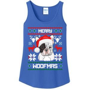 French Bulldog Gift For Merry Christmas Woofmas Frenchie Gift Ladies Essential Tank