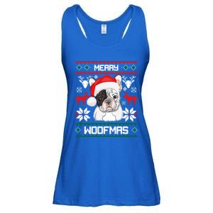 French Bulldog Gift For Merry Christmas Woofmas Frenchie Gift Ladies Essential Flowy Tank