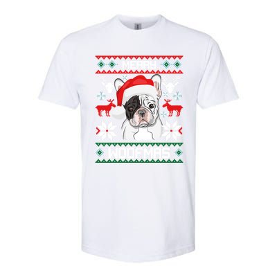 French Bulldog Gift For Merry Christmas Woofmas Frenchie Gift Softstyle CVC T-Shirt