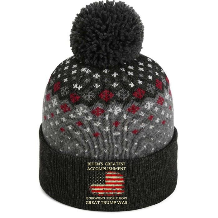 Funny BidenS Greatest Accomplishment Is Showing The Baniff Cuffed Pom Beanie