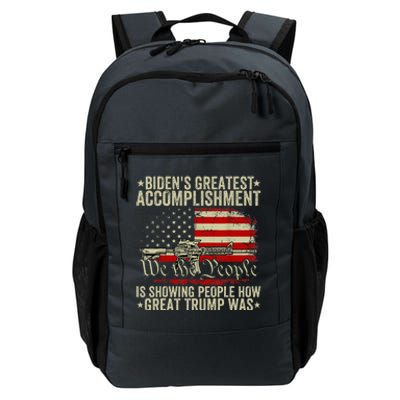 Funny BidenS Greatest Accomplishment Is Showing Trump 2024 Daily Commute Backpack