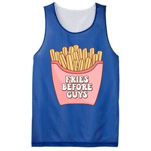 Fries Before Guys French Fires Lover Food Lover Valentines Cute Gift Mesh Reversible Basketball Jersey Tank