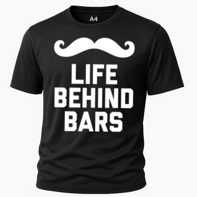 Funny Beard Gift Life Behind Bars Handlebar Mustache Gift Performance Shirt