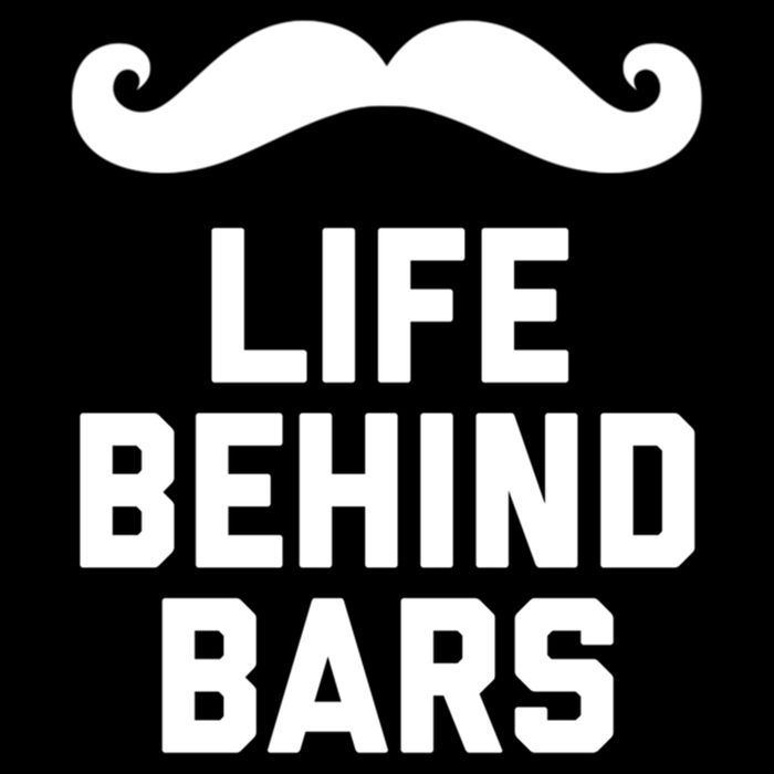 Funny Beard Gift Life Behind Bars Handlebar Mustache Gift Impact Tech Backpack
