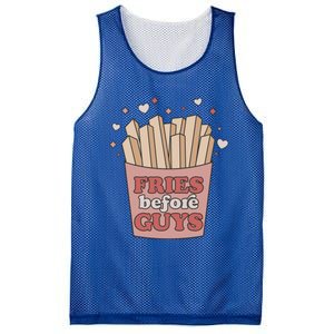 Fries Before Guys French Fires Lover Food Lover Valentines Gift Mesh Reversible Basketball Jersey Tank