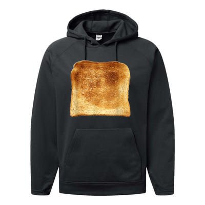 Funny Bread Gift Toast Costume Funny Gluten Ift Performance Fleece Hoodie