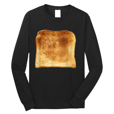 Funny Bread Gift Toast Costume Funny Gluten Ift Long Sleeve Shirt