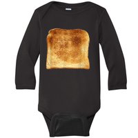 Funny Bread Gift Toast Costume Funny Gluten Ift Baby Long Sleeve Bodysuit